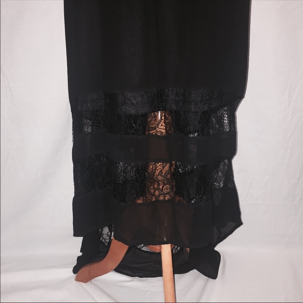 🆕NWT •Wapi• Lace Trim High-Low Maxi - Picture 6 of 8